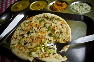 Vegetable uttapam looks delicious.